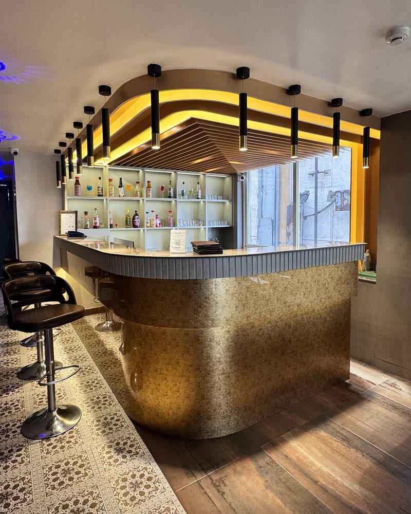 The bar at Flavor Fusion