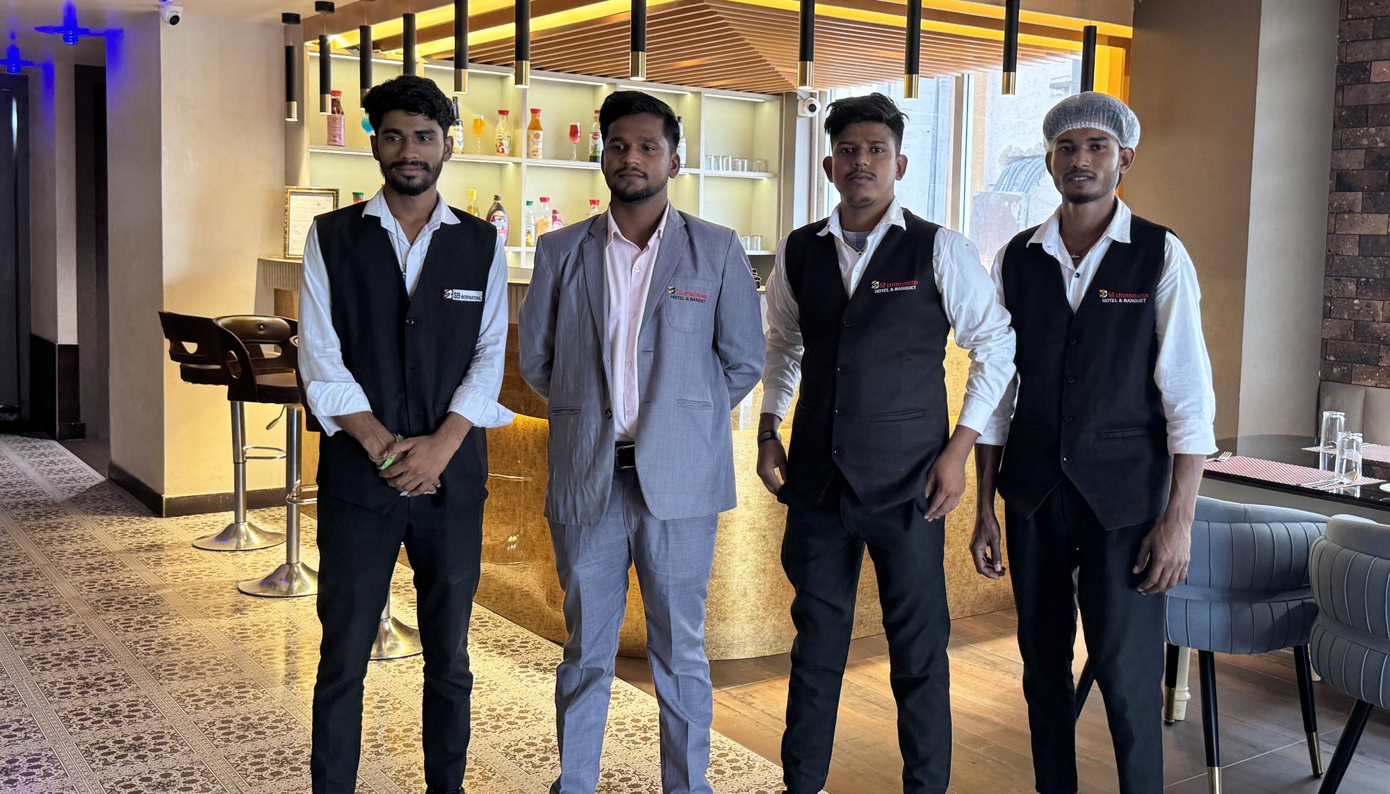 SB International service staff in uniform